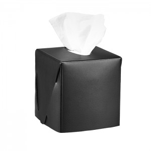 ADJ Салфетница Kleenex, 12x12xH12 см., цвет: черный/серый ADJ Салфетница Kleenex, 12x12xH12 см., цвет: черный/серый