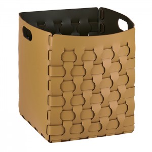 ADJ Корзинка Dubai, 35x35xH40 см., цвет: горчичный/оливковый ADJ Корзинка Dubai, 35x35xH40 см., цвет: горчичный/оливковый