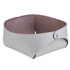 ADJ Корзинка Flora, 20x20xH9 см., цвет: устричный/пепельная роза ADJ Корзинка Flora, 20x20xH9 см., цвет: устричный/пепельная роза