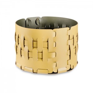 ADJ Корзина Bottega, D20xH12 см., цвет: горчичный/оливковый ADJ Корзина Bottega, D20xH12 см., цвет: горчичный/оливковый