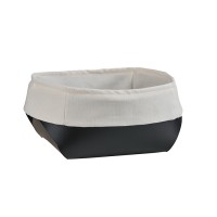 ADJ Корзина для хлеба, 20x20xH9 см., цвет: черный/серый ADJ Корзина для хлеба, 20x20xH9 см., цвет: черный/серый