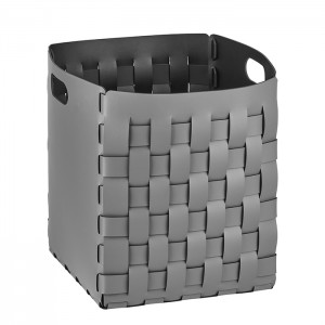 ADJ Корзинка Bottega, 35x35xH40 см., цвет: серый/черный ADJ Корзинка Bottega, 35x35xH40 см., цвет: серый/черный