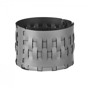 ADJ Корзина Bottega, D20xH12 см., цвет: серый/черный ADJ Корзина Bottega, D20xH12 см., цвет: серый/черный