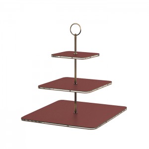 ADJ Сервировочная стойка 30x30xH35см., ручка круглая, цвет: бордовый/фурнитура бронза ADJ Сервировочная стойка 30x30xH35см., ручка круглая, цвет: бордовый/фурнитура бронза