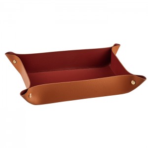 ADJ Мелочница, 20x14xH5 см., цвет: коньяк/бордо ADJ Мелочница, 20x14xH5 см., цвет: коньяк/бордо