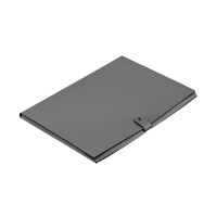 ADJ Папка для бумаг А4, 23x31 см., цвет: серый/черный ADJ Папка для бумаг А4, 23x31 см., цвет: серый/черный