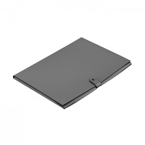 ADJ Папка для бумаг А4, 23x31 см., цвет: серый/черный ADJ Папка для бумаг А4, 23x31 см., цвет: серый/черный