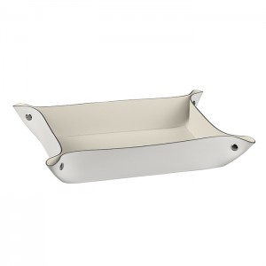 ADJ Мелочница, 20x14xH5 см., цвет: белый/панна котта ADJ Мелочница, 20x14xH5 см., цвет: белый/панна котта