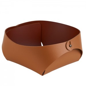 ADJ Корзинка Flora, 15x15xH7 см., цвет: коньяк/бордо ADJ Корзинка Flora, 15x15xH7 см., цвет: коньяк/бордо