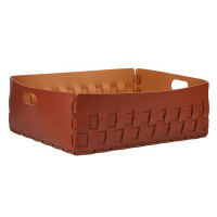 ADJ Корзинка Dubai, 60x50xH20 см., цвет: бордо/коньяк ADJ Корзинка Dubai, 60x50xH20 см., цвет: бордо/коньяк