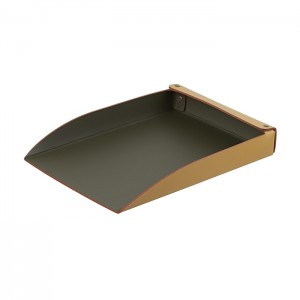 ADJ Лоток для бумаг, 32x23 см., цвет: горчичный/оливковый ADJ Лоток для бумаг, 32x23 см., цвет: горчичный/оливковый