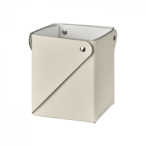 ADJ Коробочка MIU 7x7xH8 см., цвет: панна котта/белый ADJ Коробочка MIU 7x7xH8 см., цвет: панна котта/белый