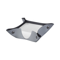 ADJ Подставка для бумажных блоков, 10x10xH4 см., цвет: серый/черный ADJ Подставка для бумажных блоков, 10x10xH4 см., цвет: серый/черный