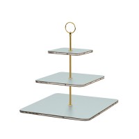 ADJ Сервировочная стойка 30x30xH35см., ручка круглая, цвет: небесный голубой/фурнитура золото ADJ Сервировочная стойка 30x30xH35см., ручка круглая, цвет: небесный голубой/фурнитура золото