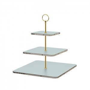 ADJ Сервировочная стойка 30x30xH35см., ручка круглая, цвет: небесный голубой/фурнитура золото ADJ Сервировочная стойка 30x30xH35см., ручка круглая, цвет: небесный голубой/фурнитура золото