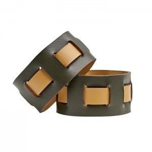 ADJ Кольцо для салфеток Bottega, D5 см., цвет: оливковый/горчичный ADJ Кольцо для салфеток Bottega, D5 см., цвет: оливковый/горчичный