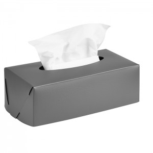 ADJ Салфетница Kleenex, 23x12xH7,5 см., цвет: черный/серый ADJ Салфетница Kleenex, 23x12xH7,5 см., цвет: черный/серый