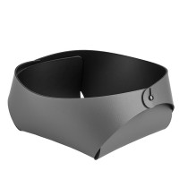 ADJ Корзинка Flora, 15x15xH7 см., цвет: серый/черный ADJ Корзинка Flora, 15x15xH7 см., цвет: серый/черный