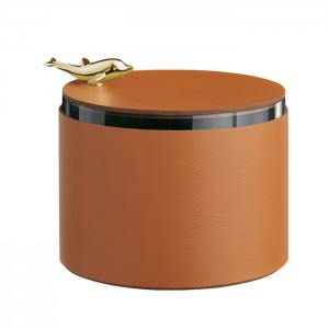 ADJ Шкатулка Delphin диаметр 15хH10см, цвет коньяк/золото ADJ Шкатулка Delphin диаметр 15хH10см, цвет коньяк/золото