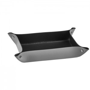 ADJ Мелочница, 20x14xH5 см., цвет: серый/черный ADJ Мелочница, 20x14xH5 см., цвет: серый/черный