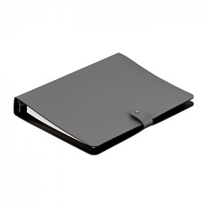 ADJ Блокнот А5, 16,5x25 см., цвет: серый/черный ADJ Блокнот А5, 16,5x25 см., цвет: серый/черный