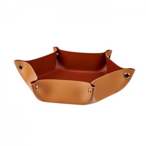 ADJ Мелочница, 15x18xH5 см., цвет: коньяк/бордо ADJ Мелочница, 15x18xH5 см., цвет: коньяк/бордо