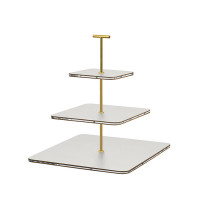 ADJ Сервировочная стойка 30x30xH35см., ручка Т, цвет: устричный/фурнитура золото ADJ Сервировочная стойка 30x30xH35см., ручка Т, цвет: устричный/фурнитура золото