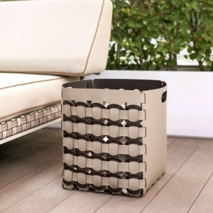 ADJ Корзина Geometria, 35x35xH40 см., цвет: капучино/шоколад ADJ Корзина Geometria, 35x35xH40 см., цвет: капучино/шоколад