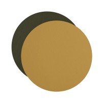 ADJ Круглый плейсмат, D35 см., цвет: горчичный/оливковый ADJ Круглый плейсмат, D35 см., цвет: горчичный/оливковый