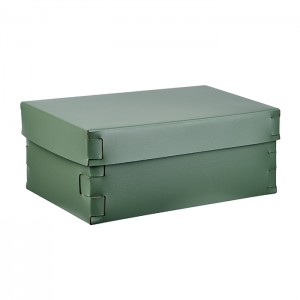 ADJ Коробка Snob, 32x20xH13,5 см., цвет: эвкалипт/небесный ADJ Коробка Snob, 32x20xH13,5 см., цвет: эвкалипт/небесный