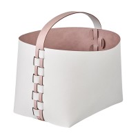 ADJ Корзина, 35x30xH26 см., цвет: устричный/пепельная роза ADJ Корзина, 35x30xH26 см., цвет: устричный/пепельная роза