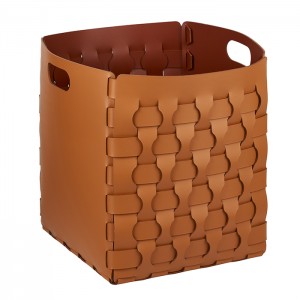 ADJ Корзинка Dubai, 35x35xH40 см., цвет: коньяк/бордо ADJ Корзинка Dubai, 35x35xH40 см., цвет: коньяк/бордо