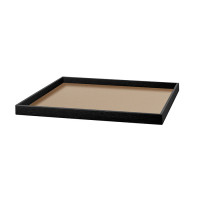 ADJ Поднос Mondo, 25x25xH3 см., цвет: капучино/шоколад ADJ Поднос Mondo, 25x25xH3 см., цвет: капучино/шоколад