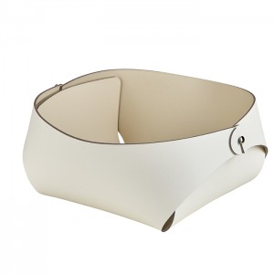 ADJ Корзинка Flora, 15x15xH7 см., цвет: белый/панна котта ADJ Корзинка Flora, 15x15xH7 см., цвет: белый/панна котта