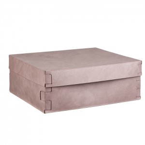 ADJ Коробка Snob, 36x30xH13,5 см., цвет: пепельная роза/устричный ADJ Коробка Snob, 36x30xH13,5 см., цвет: пепельная роза/устричный