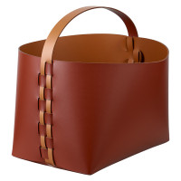 ADJ Корзина, 35x30xH26 см., цвет: бордо/коньяк ADJ Корзина, 35x30xH26 см., цвет: бордо/коньяк