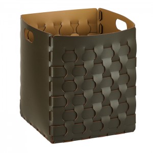 ADJ Корзинка Dubai, 35x35xH40 см., цвет: оливковый/горчичный ADJ Корзинка Dubai, 35x35xH40 см., цвет: оливковый/горчичный