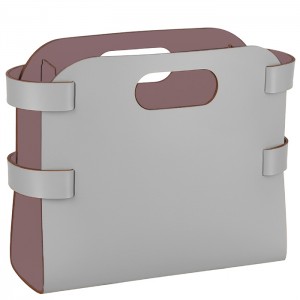 ADJ Журнальница, 16x36xH25 см., цвет: устричный/пепельная роза ADJ Журнальница, 16x36xH25 см., цвет: устричный/пепельная роза