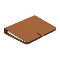 ADJ Блокнот А5, 16,5x25 см., цвет: коньяк/бордо ADJ Блокнот А5, 16,5x25 см., цвет: коньяк/бордо