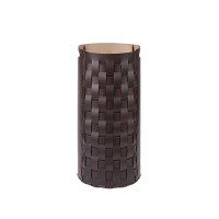 ADJ Bottega Круглая корзина для белья, D33x68 см., цвет: шоколад/капучино ADJ Bottega Круглая корзина для белья, D33x68 см., цвет: шоколад/капучино