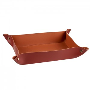 ADJ Мелочница, 20x14xH5 см., цвет: бордо/коньяк ADJ Мелочница, 20x14xH5 см., цвет: бордо/коньяк