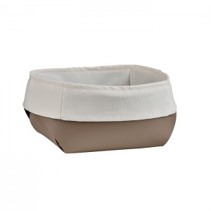 ADJ Корзина для хлеба, 20x20xH9 см., цвет: капучино/шоколад ADJ Корзина для хлеба, 20x20xH9 см., цвет: капучино/шоколад