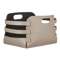 ADJ Корзина Riga, 27x36xH25 см., цвет: капучино/шоколад ADJ Корзина Riga, 27x36xH25 см., цвет: капучино/шоколад