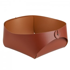 ADJ Корзинка Flora, 20x20xH9 см., цвет: бордо/коньяк ADJ Корзинка Flora, 20x20xH9 см., цвет: бордо/коньяк