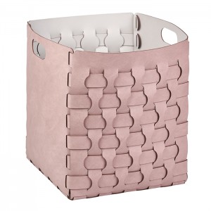 ADJ Корзинка Dubai, 35x35xH40 см., цвет: пепельная роза/устричный ADJ Корзинка Dubai, 35x35xH40 см., цвет: пепельная роза/устричный