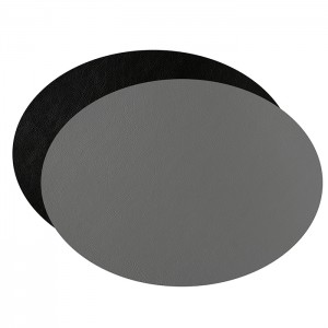 ADJ Овальный плейсмат, 47,5x35 см., цвет: серый/черный