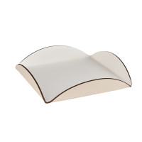 ADJ Подставка для сервировки, 35x35 см., цвет: белый/панна котта ADJ Подставка для сервировки, 35x35 см., цвет: белый/панна котта