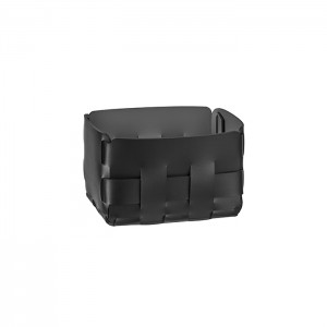 ADJ Корзинка Mini Bottega, 12x19xH13 см., цвет: черный/серый ADJ Корзинка Mini Bottega, 12x19xH13 см., цвет: черный/серый