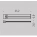 Полотенцедержатель COLOMBO DESIGN TRENTA B3012.NM двойной