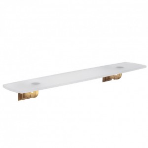 Полочка COLOMBO DESIGN PORTOFINO B3216.BR стеклянная Полочка COLOMBO DESIGN PORTOFINO B3216.BR стеклянная